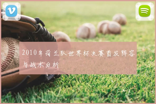 2010年荷兰队世界杯决赛首发阵容与战术分析